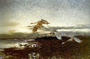bruno liljefors svanar Sweden oil painting artist